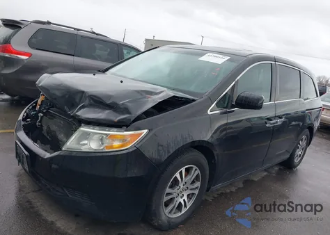 2012 Honda Odyssey Ex-L z USA, uszkodzony, nr VIN 5FNRL5H66CB009246
